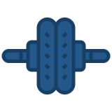 Одноколесные ролики для пресса