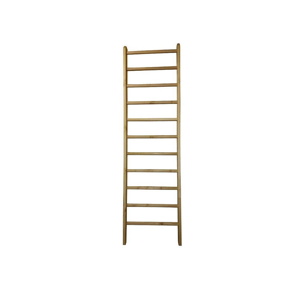 Стенка гимнастическая 3200х1000 мм, круглые перекладины, бук/сосна