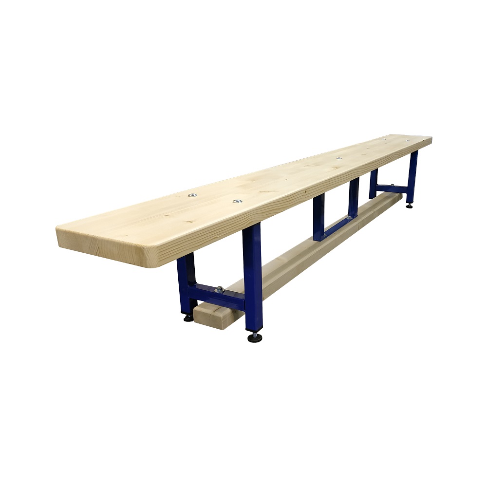 Скамейка гимнастическая 3000х240х300 мм. ОПТИМА, на металлических регулируемых ножках